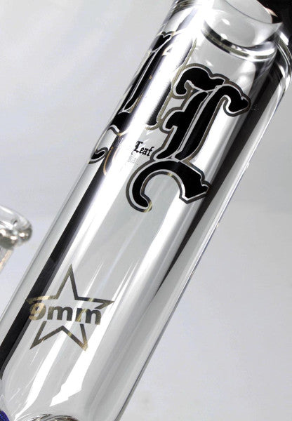 Black Leaf Glasbong - Zylinder- / Eisbong - 9mm - Höhe 350mm