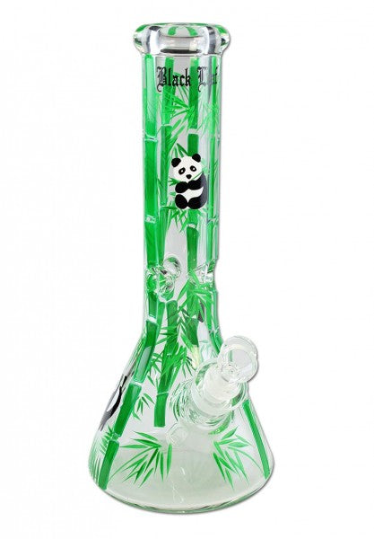 Black Leaf - handbemalte Kolbenbong - Eisbong - Höhe 320mm - viele Designs - dein-Onlineheadshop.de