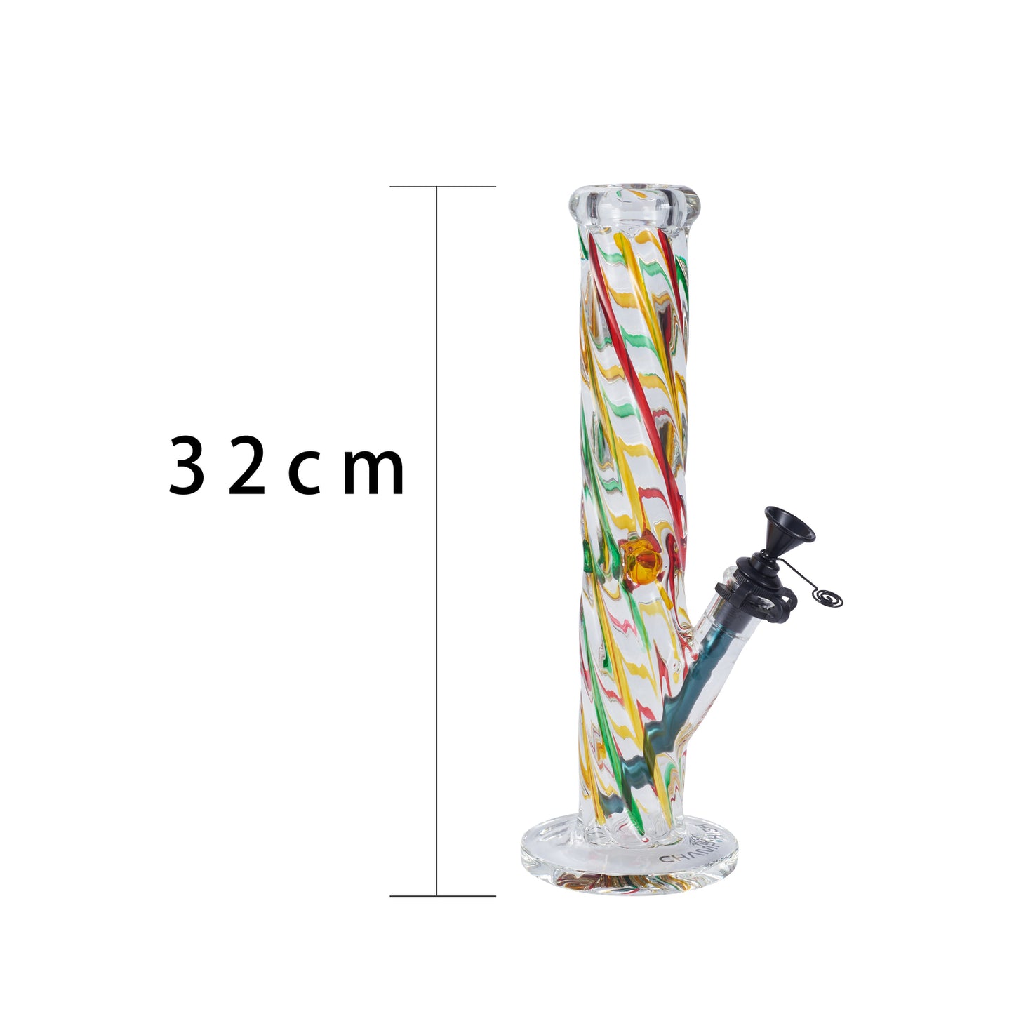 Champ High - Glasbong " Twisted#2" - Höhe 320mm