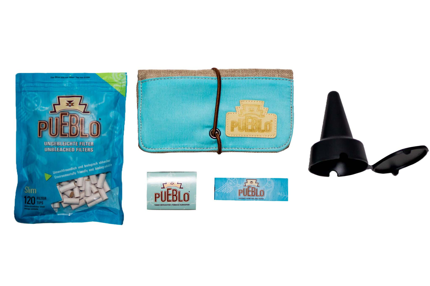 Pueblo Tabaktasche "Jute" einzeln - oder als SET - Neues Design - dein-Onlineheadshop.de