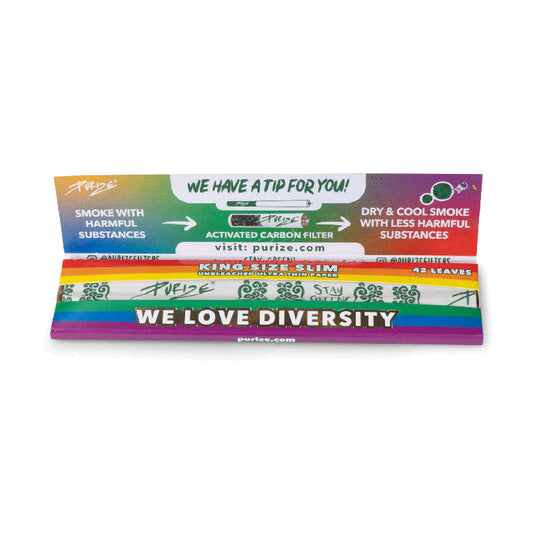 PURIZE Rainbow Papers King Size Slim Longpapers