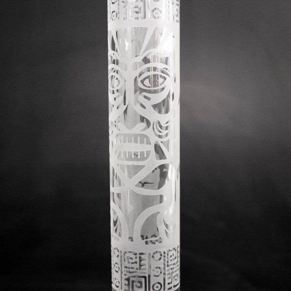 Black Leaf "Tiki" Beaker Kolben- / Eisbong - Höhe 410mm