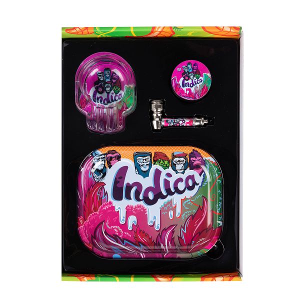 Heisenberg Raucherset - Grinder Tray Pfeife Aschenbecher - Geschenkset