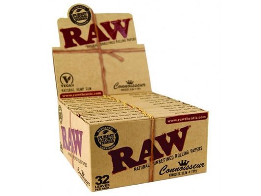 RAW Classic Connoisseur- KingSize Slim - Longpapers + Filtertips