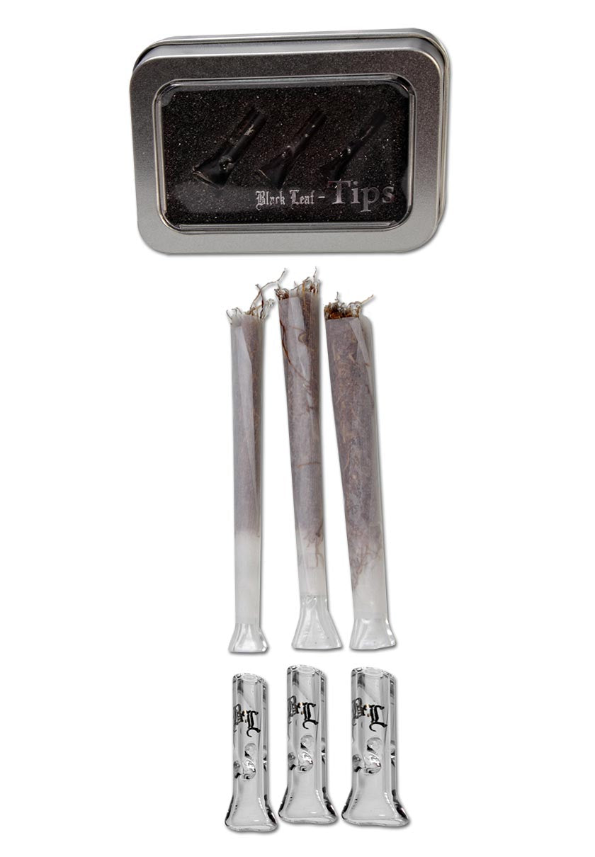 Black Leaf Glastips - 3 Tips in verschiedenen Ausführungen - dein-Onlineheadshop.de