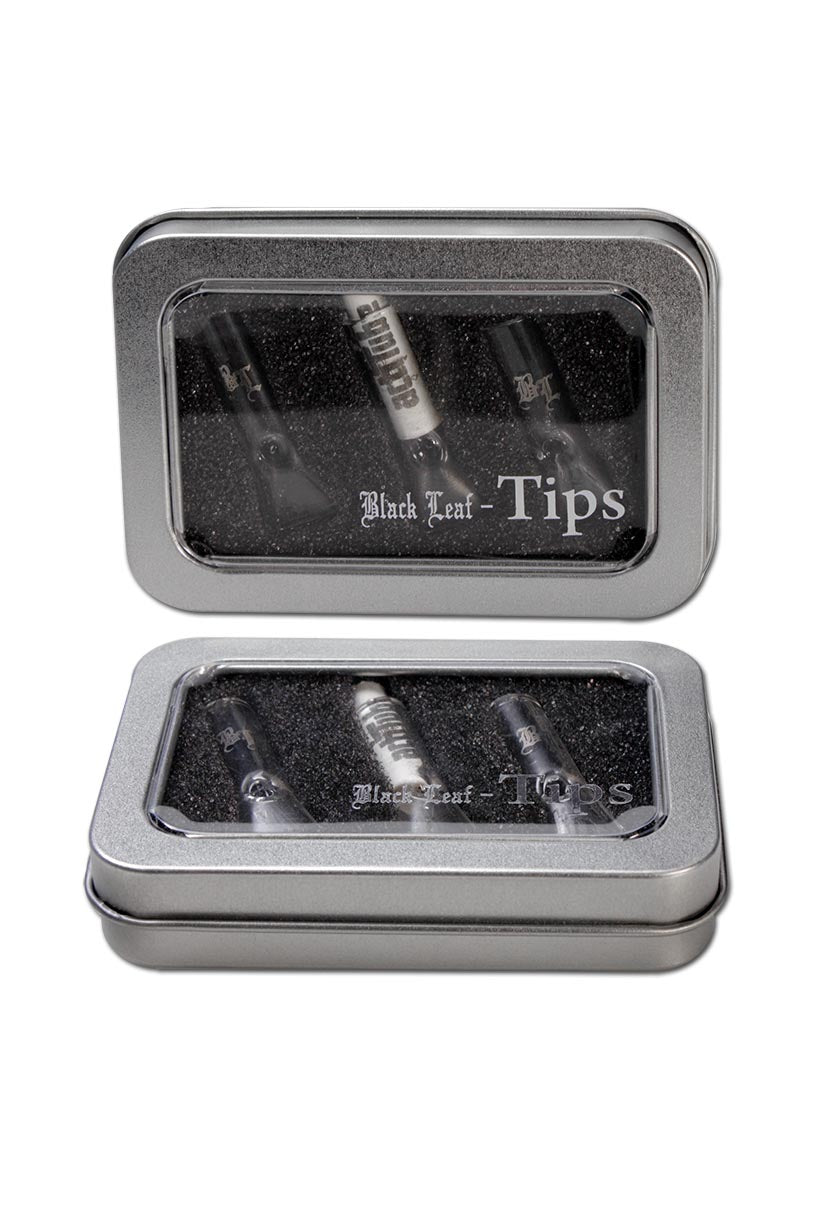 Black Leaf Glastips - 3 Tips in verschiedenen Ausführungen - dein-Onlineheadshop.de
