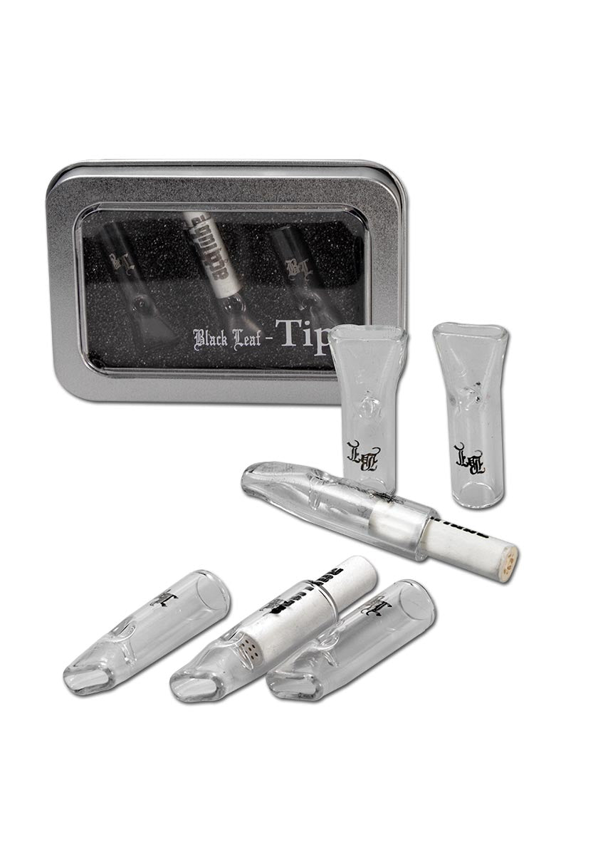 Black Leaf Glastips - 3 Tips in verschiedenen Ausführungen - dein-Onlineheadshop.de