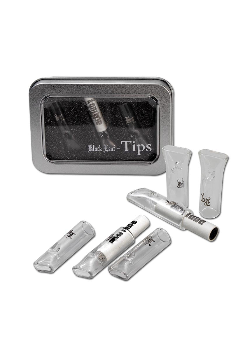 Black Leaf Glastips - 3 Tips in verschiedenen Ausführungen - dein-Onlineheadshop.de