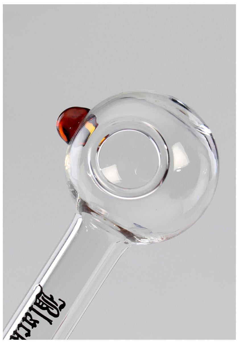 Black Leaf Ölpfeife "Schnecke" - gerade Handpfeife aus Glas - dein-Onlineheadshop.de