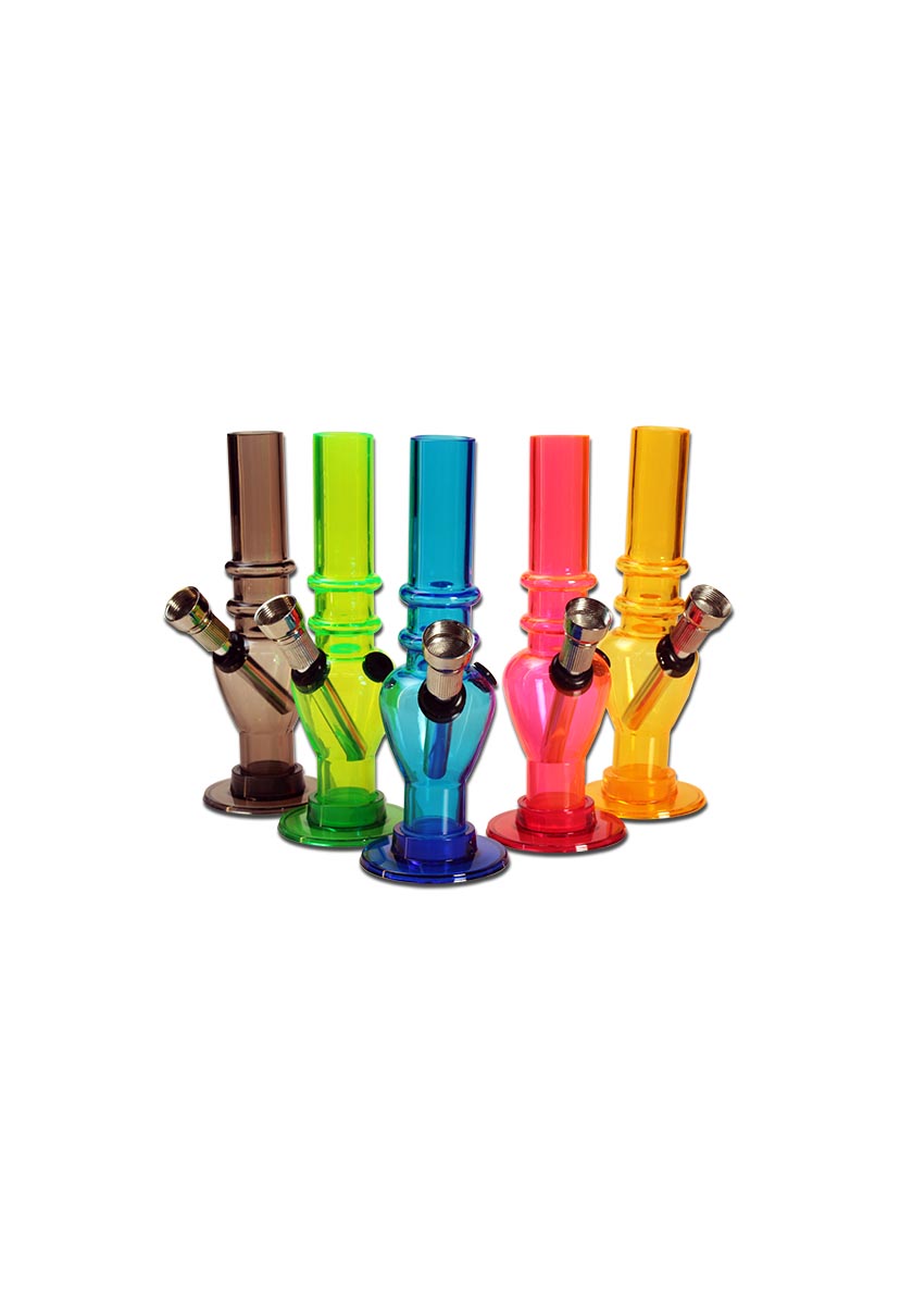 Black Leaf Mini Acrylbongs Neon farbig - Höhe 160mm - dein-Onlineheadshop.de