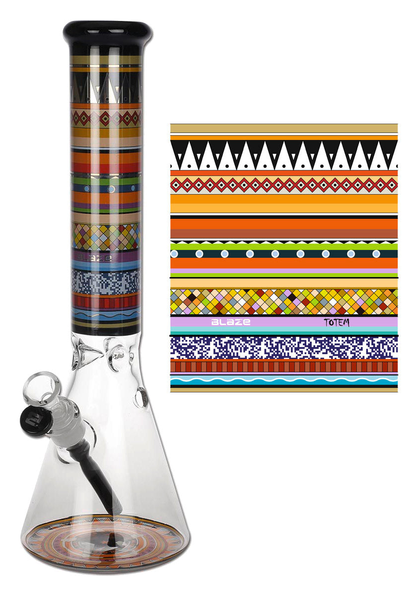 Blaze Glass "Totem" -  Kolben-/ Eisbong - Höhe 375mm - dein-Onlineheadshop.de