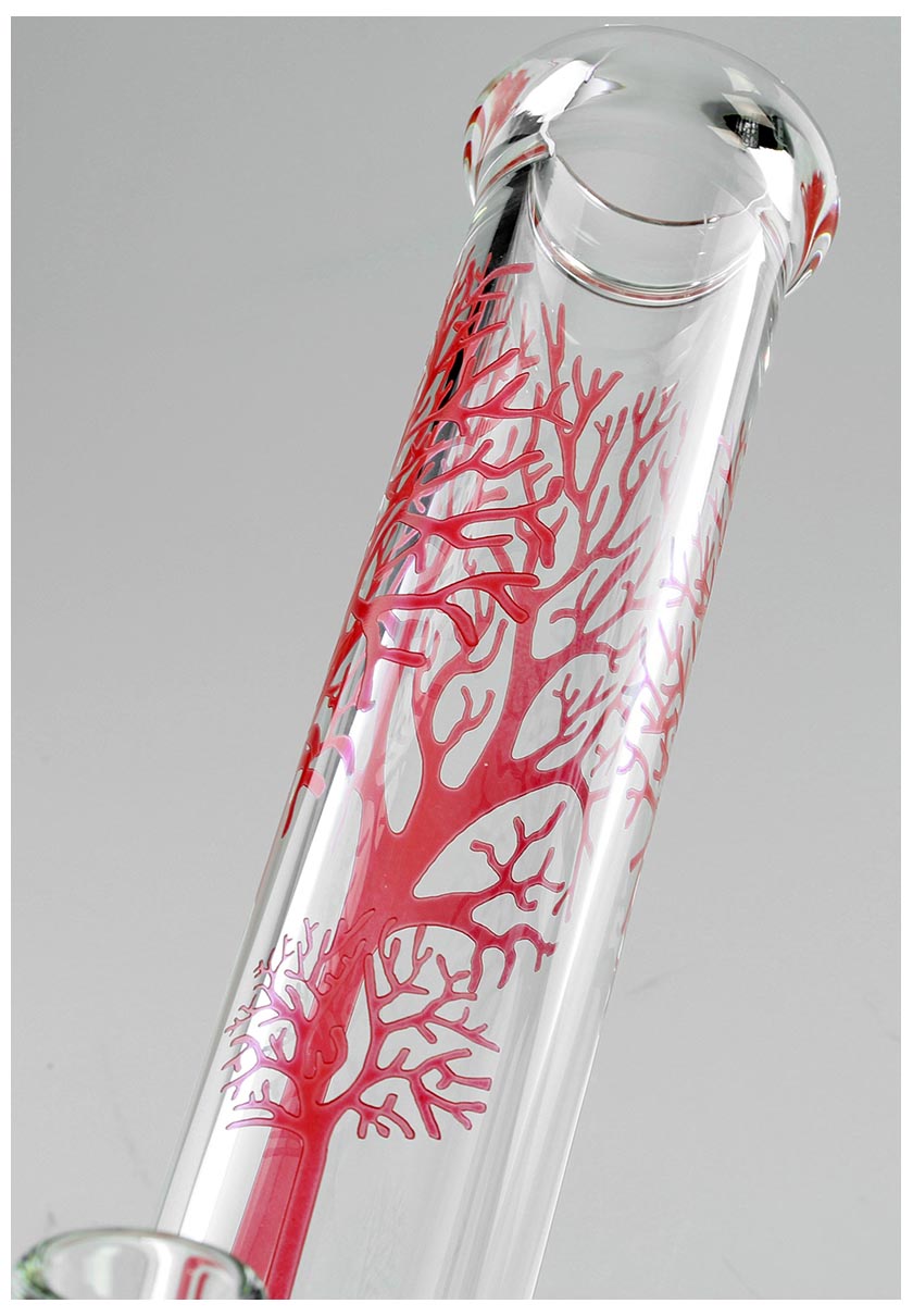Black Leaf "Baum" Kolbenbong Eisbong - Höhe 395mm - viele Farben - dein-Onlineheadshop.de