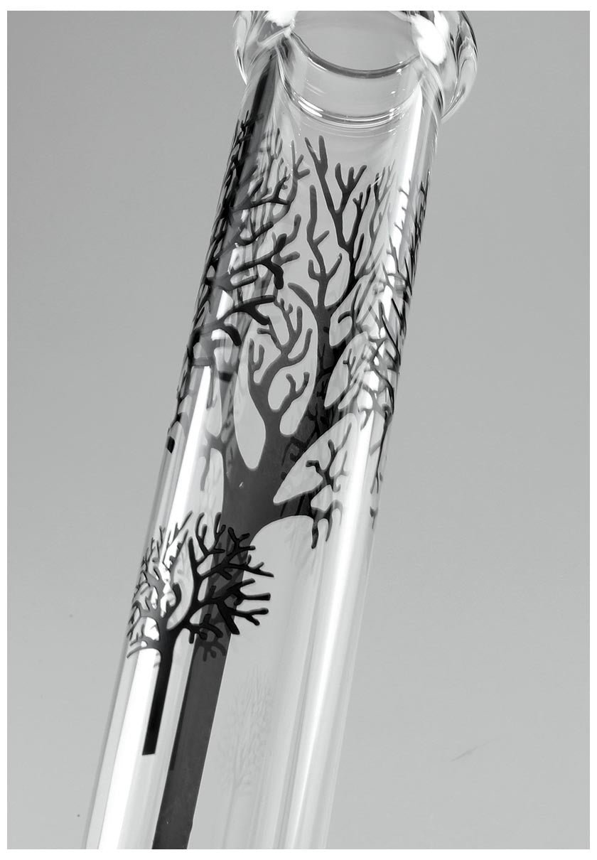 Black Leaf "Baum" Kolbenbong Eisbong - Höhe 395mm - viele Farben - dein-Onlineheadshop.de