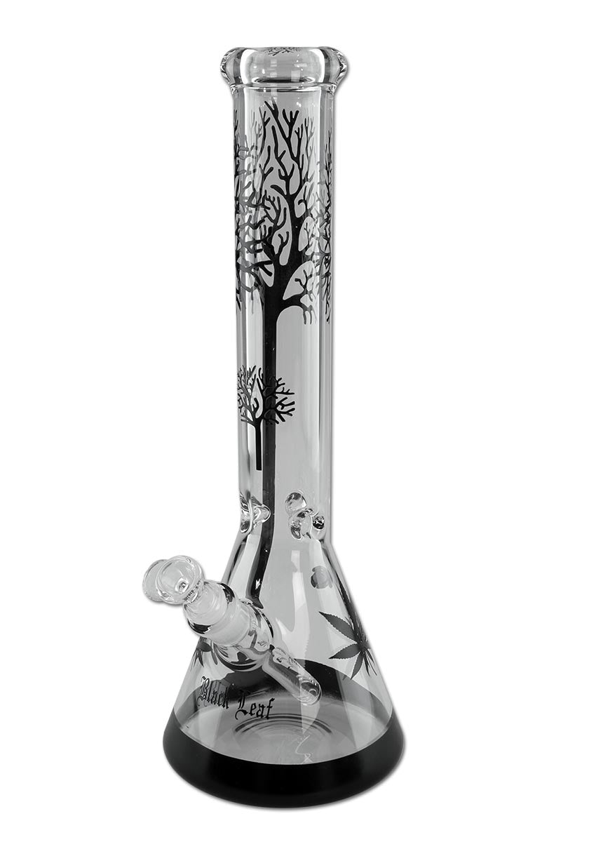 Black Leaf "Baum" Kolbenbong Eisbong - Höhe 395mm - viele Farben - dein-Onlineheadshop.de