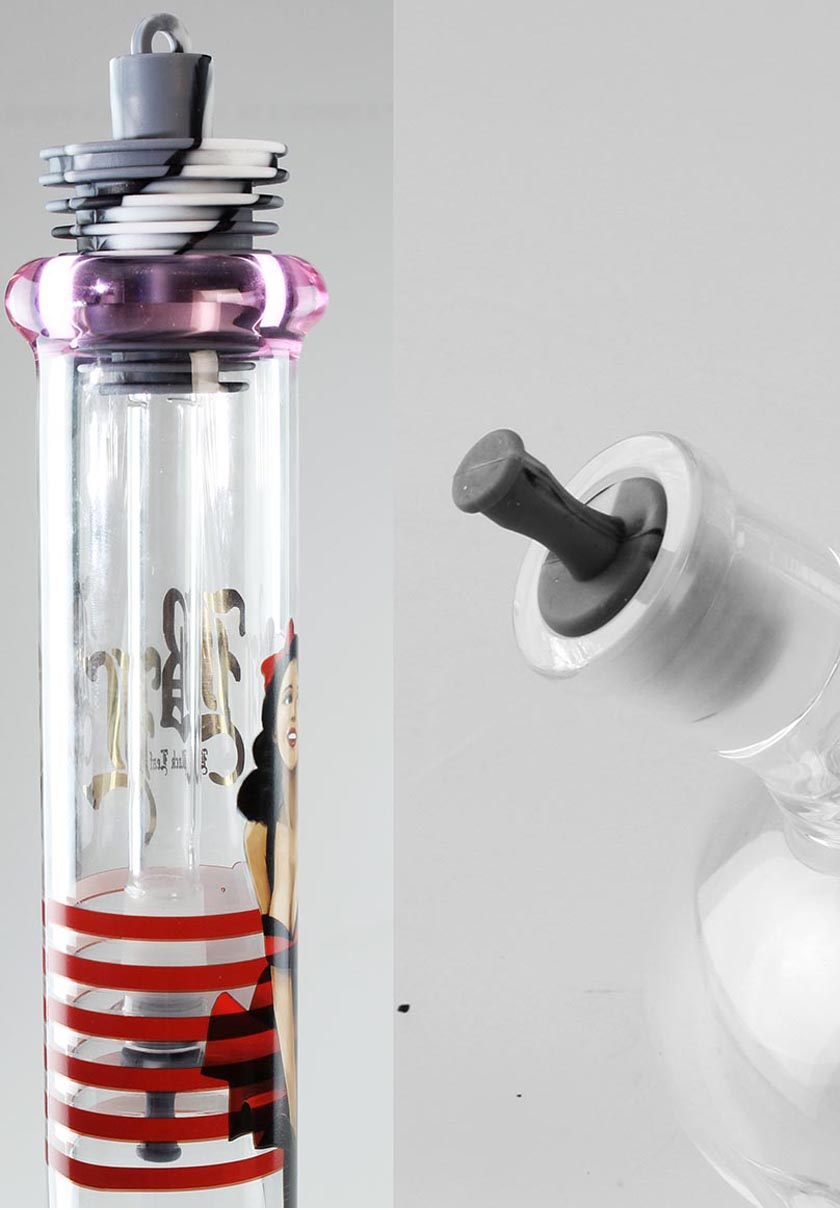 Black Leaf "Bongasmus"' Perkobong mit Spezialkick - Höhe 440mm - dein-Onlineheadshop.de