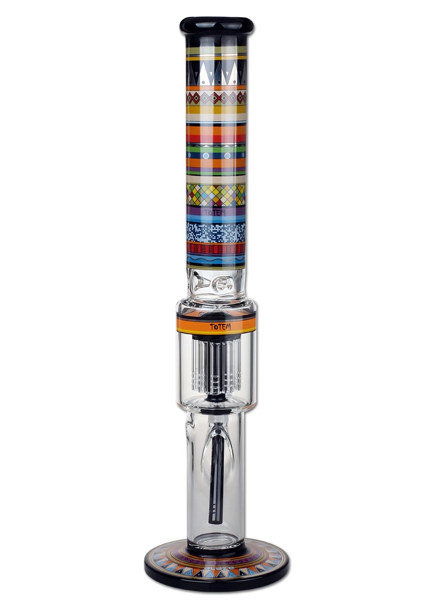 Blaze Glass Eisbong mit Perkolator - Höhe 490mm - verschiedene Designs - dein-Onlineheadshop.de