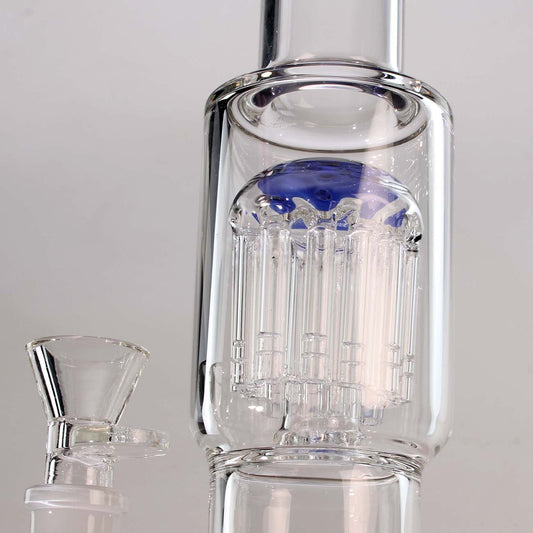 "Black Leaf" BL Glasbong Trommel & Baumperkolator - Höhe 450mm - dein-Onlineheadshop.de