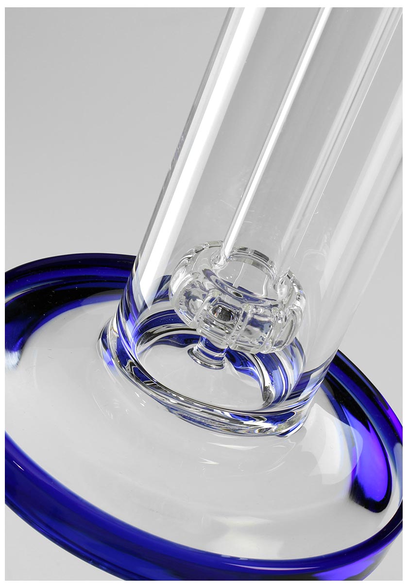 "Black Leaf" BL Glasbong Trommel & Baumperkolator - Höhe 450mm - dein-Onlineheadshop.de