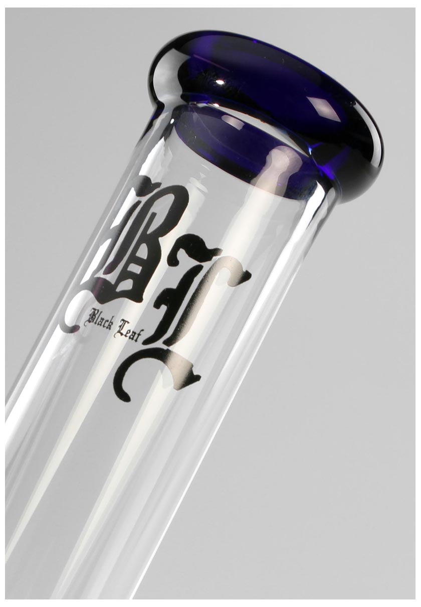 "Black Leaf" BL Glasbong Trommel & Baumperkolator - Höhe 450mm - dein-Onlineheadshop.de