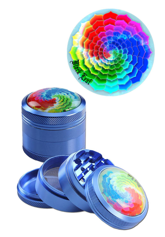 Black Leaf 'Mandala' Alu-Grinder 4-tlg. viele Farben - Ø 50mm - dein-Onlineheadshop.de