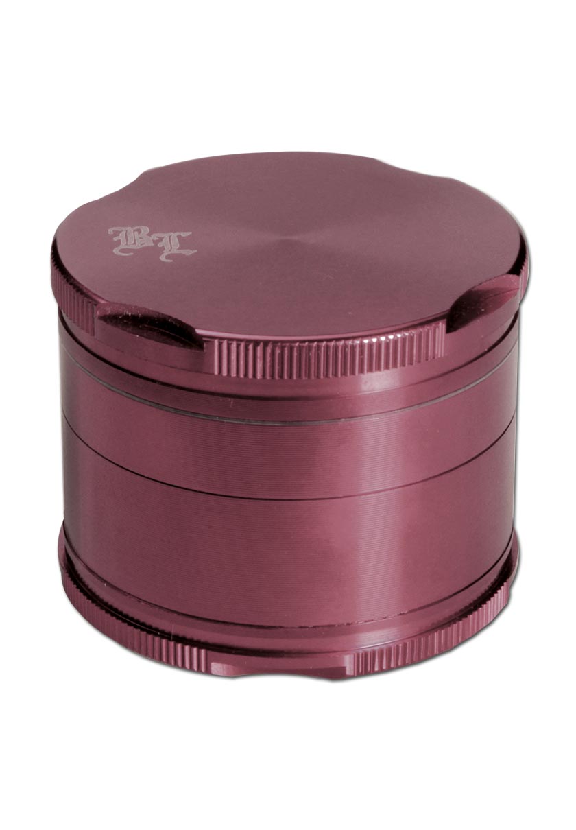 Black Leaf "New Edge" 4-tlg. Aluminium-Grinder Ø 50mm - viele Farben - dein-Onlineheadshop.de