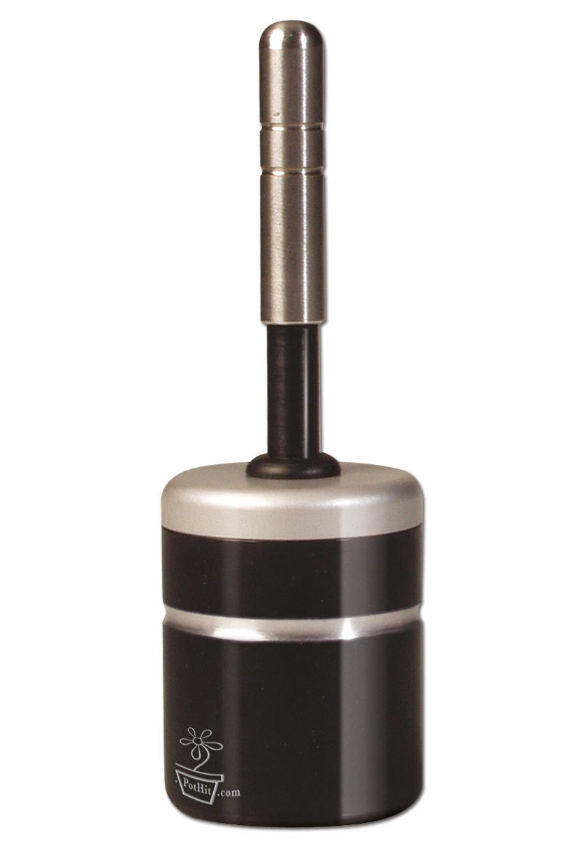 "Black Leaf" PotHit -One-Hitter - Handpfeife - verschiedene Farben - dein-Onlineheadshop.de