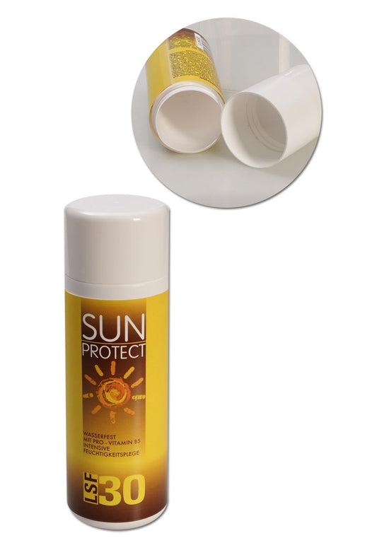 Sun Protect - "LSF30" - Versteckdose Sonnenmilch