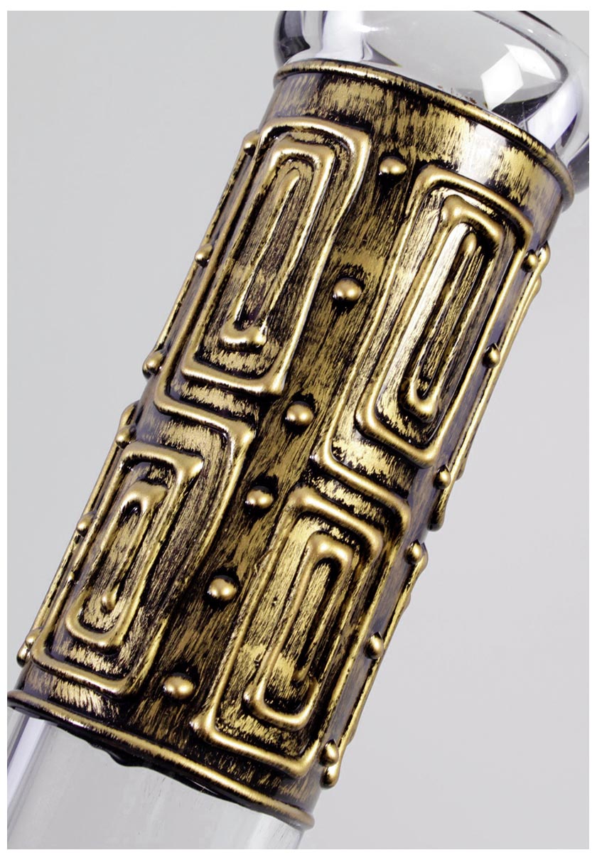 Black Leaf - handbemalte Kolbenbong - Eisbong - Höhe 320mm - viele Designs - dein-Onlineheadshop.de