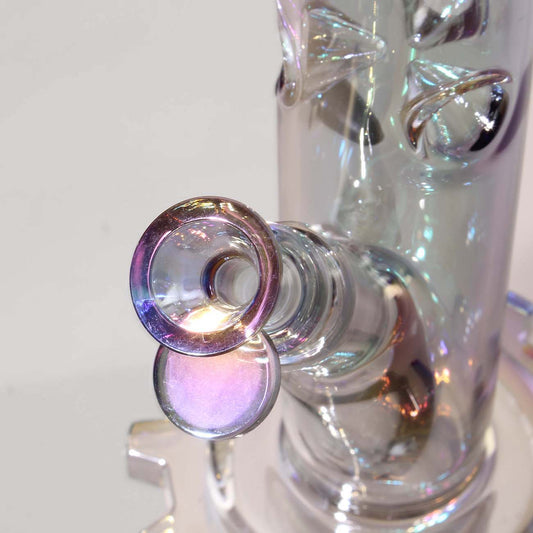 BLAZE GLASS "Gear" Eisbong Regenbogeneffekt - Höhe 455mm