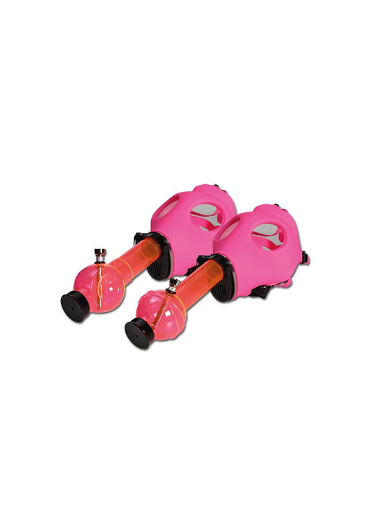 Gasmaske mit Acyrlbong Gasmaske - Pink - dein-Onlineheadshop.de