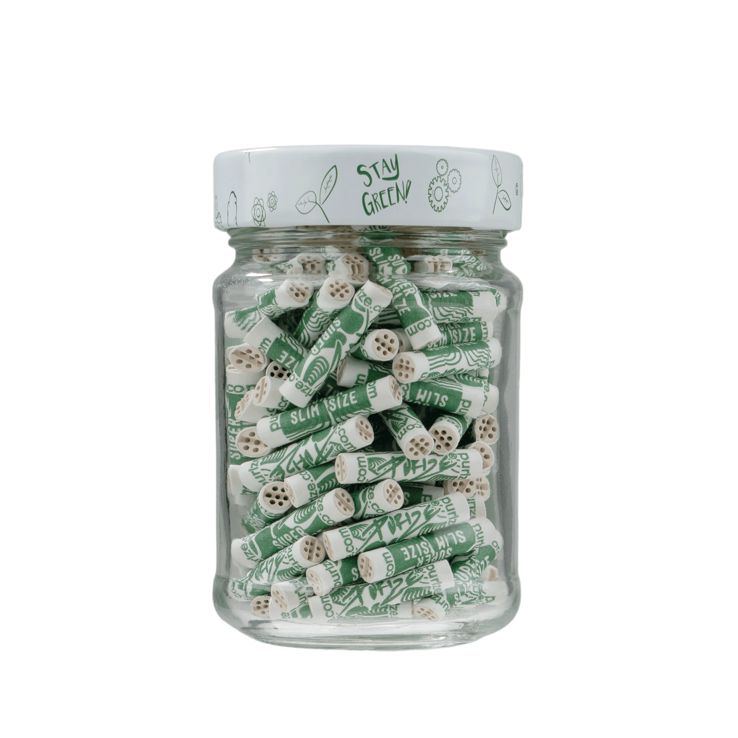 PURIZE Aktivkohlefilter "SuperSlim" - Ø 5mm - 111er Glas