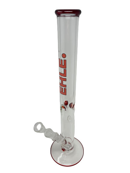 Ehle. Glasbong - roter Eiszylinder - Premium Pfeife - dein-Onlineheadshop.de