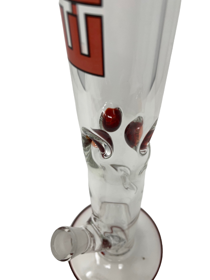 Ehle. Glasbong - roter Eiszylinder - Premium Pfeife - dein-Onlineheadshop.de