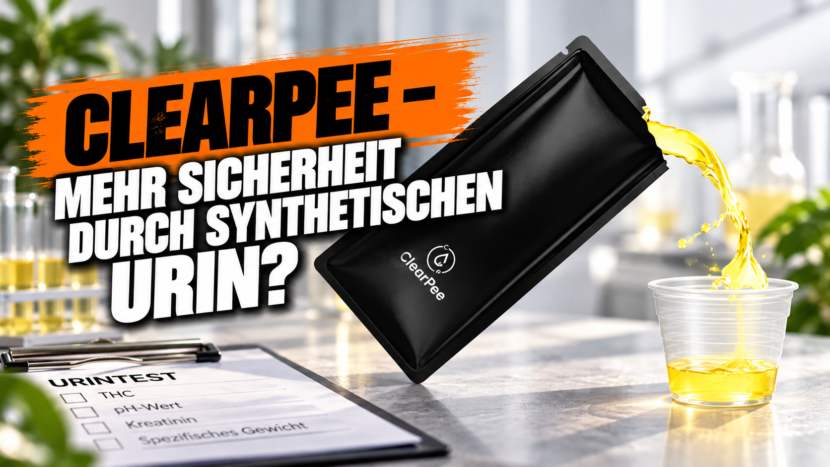 Clearpee: Mehr Sicherheit durch synthetischen Urin