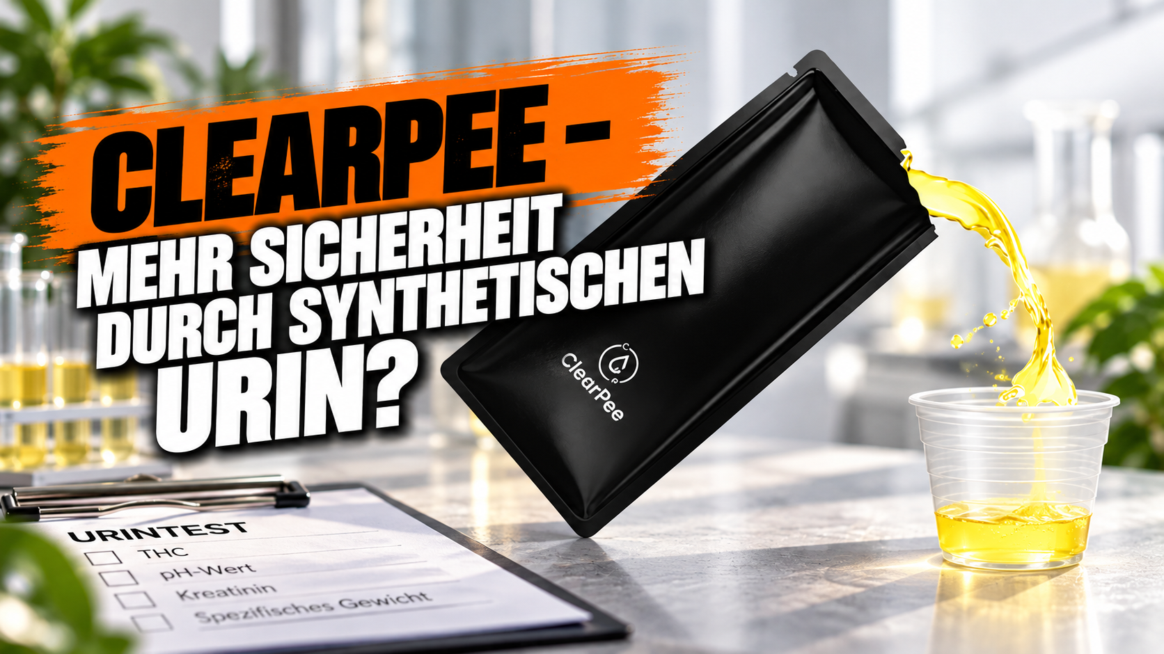 Clearpee: Mehr Sicherheit durch synthetischen Urin