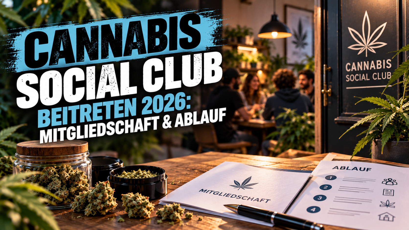 Cannabis Social Club: Mitglieder einer Anbauvereinigung im Vereinsraum