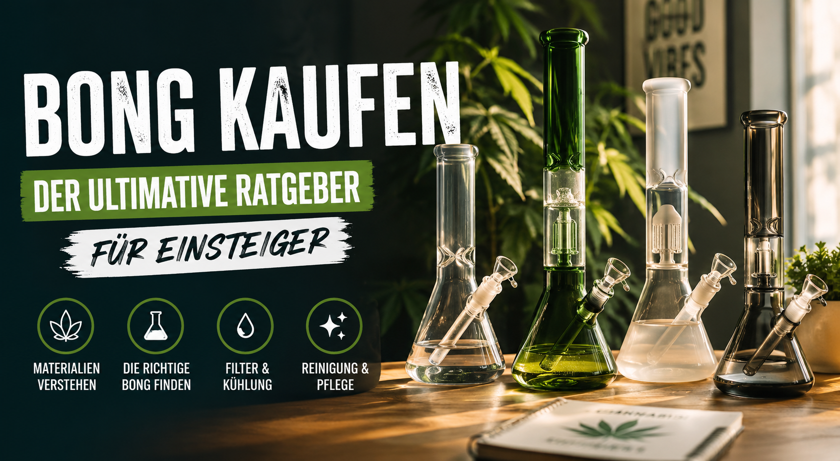 Bong kaufen – der ultimative Ratgeber für Einsteiger