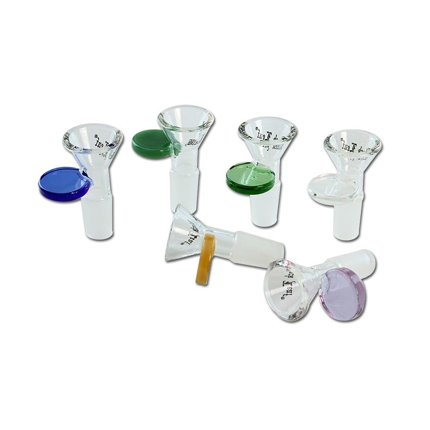 Black Leaf - Glaskopf mit Griff - NS 14,4er & 18,8er