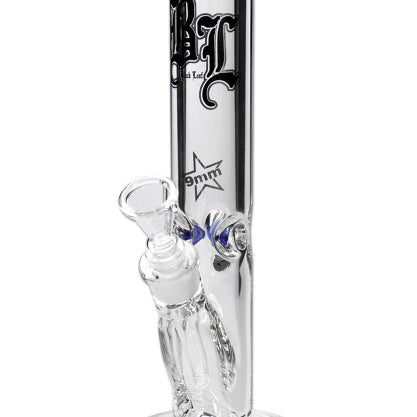 Black Leaf Glasbong - Zylinder- / Eisbong - 9mm - Höhe 350mm