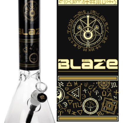 Blaze Glass "Totem - Alchemie" -  Kolben-/ Eisbong - Höhe 375mm