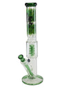 Black Leaf BL "Leaves" Eisbong mit Spirale - Höhe 445mm - klar/grün - dein-Onlineheadshop.de