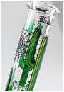 Black Leaf - handbemalte Kolbenbong - Eisbong - Höhe 320mm - viele Designs - dein-Onlineheadshop.de