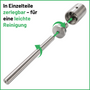 TiSmoke - hochwertige Titanpfeife aus 3 teilen | Purpfeife - L 90mm - dein-Onlineheadshop.de