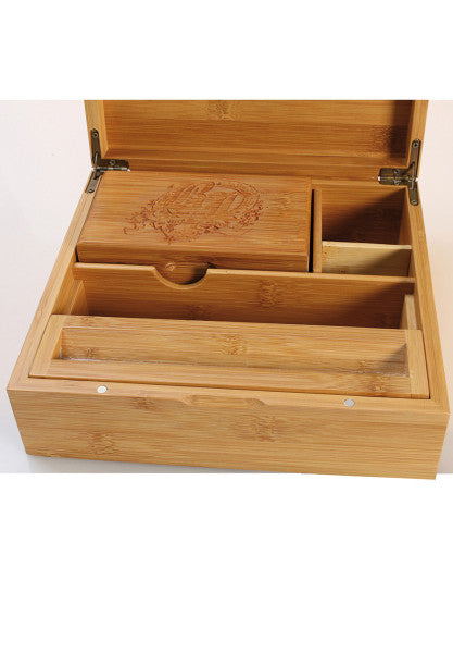 Black Leaf Aufbewahrungsbox -Skull Stoner Box II - Bambus