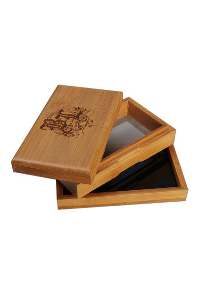 Black Leaf Aufbewahrungsbox -Skull Stoner Box II - Bambus