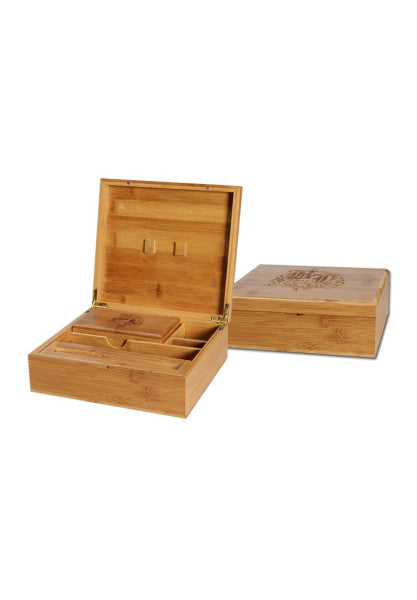 Black Leaf Aufbewahrungsbox -Skull Stoner Box II - Bambus