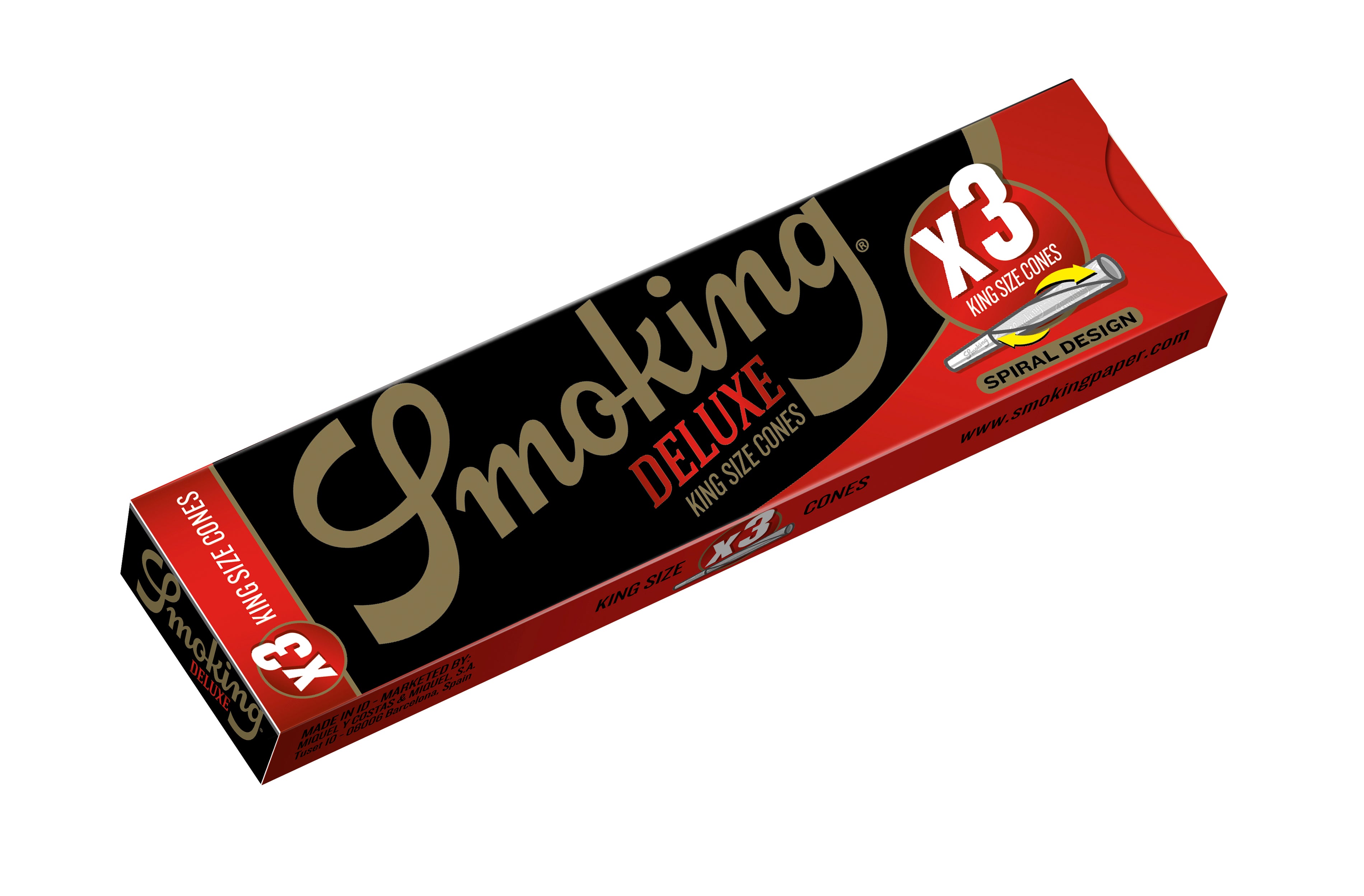 Smoking King Size Cones zum befüllen 3er Pack - L 108mm