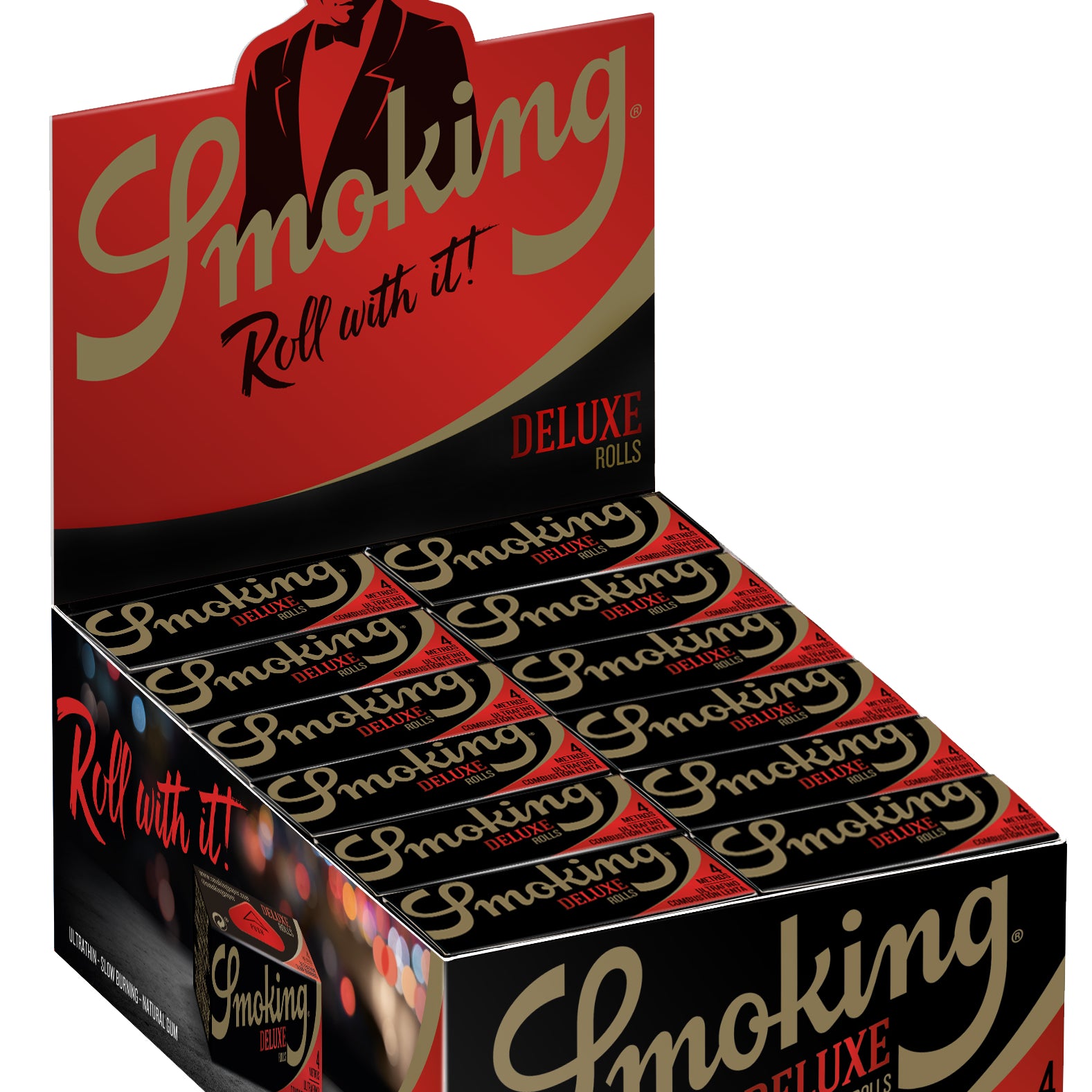 Smoking Deluxe - Rolls + Filtertips - Endlospaper