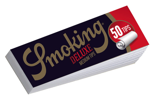 Smoking King Size Deluxe Tips - Black 25er Box