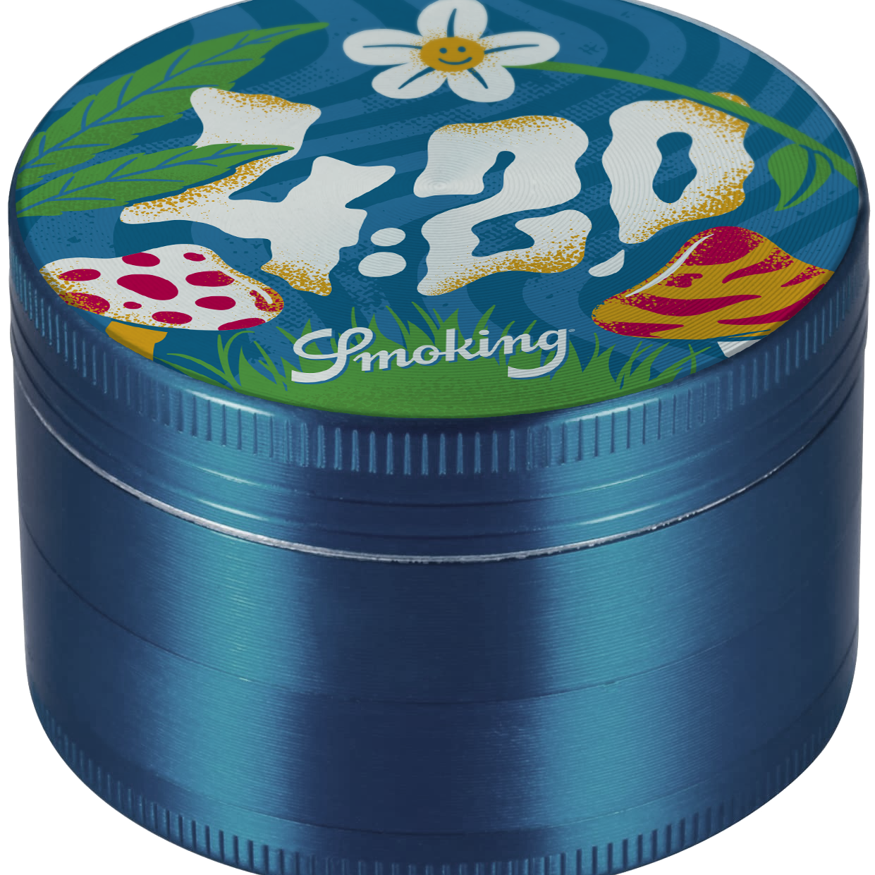 Smoking "Euphoria" Alu-Grinder 4-tlg. viele Designs - Ø 50mm